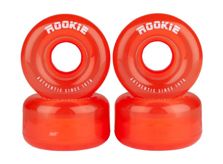 ROOKIE DISCO WHEELS CLEAR RED 58 MM
